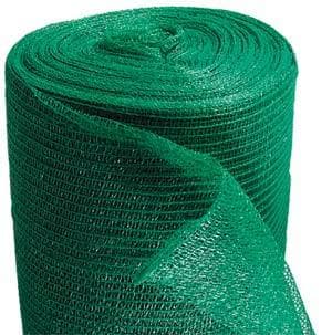 Сетка фасадная 35г/м² (4х50 м) ленточный высокопрочный полиэтилен HDPE, зеленая 400111
