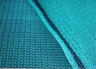 Сетка защитная 120г/м² (3х50 м) высокопрочная монофиламентная нить, изумрудная 120350